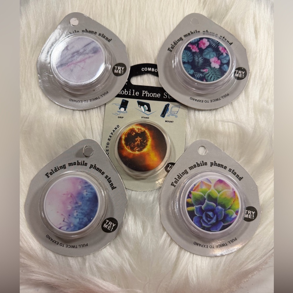 🩷5/$10 Folding Mobile Phone Stand - Assorted Designs